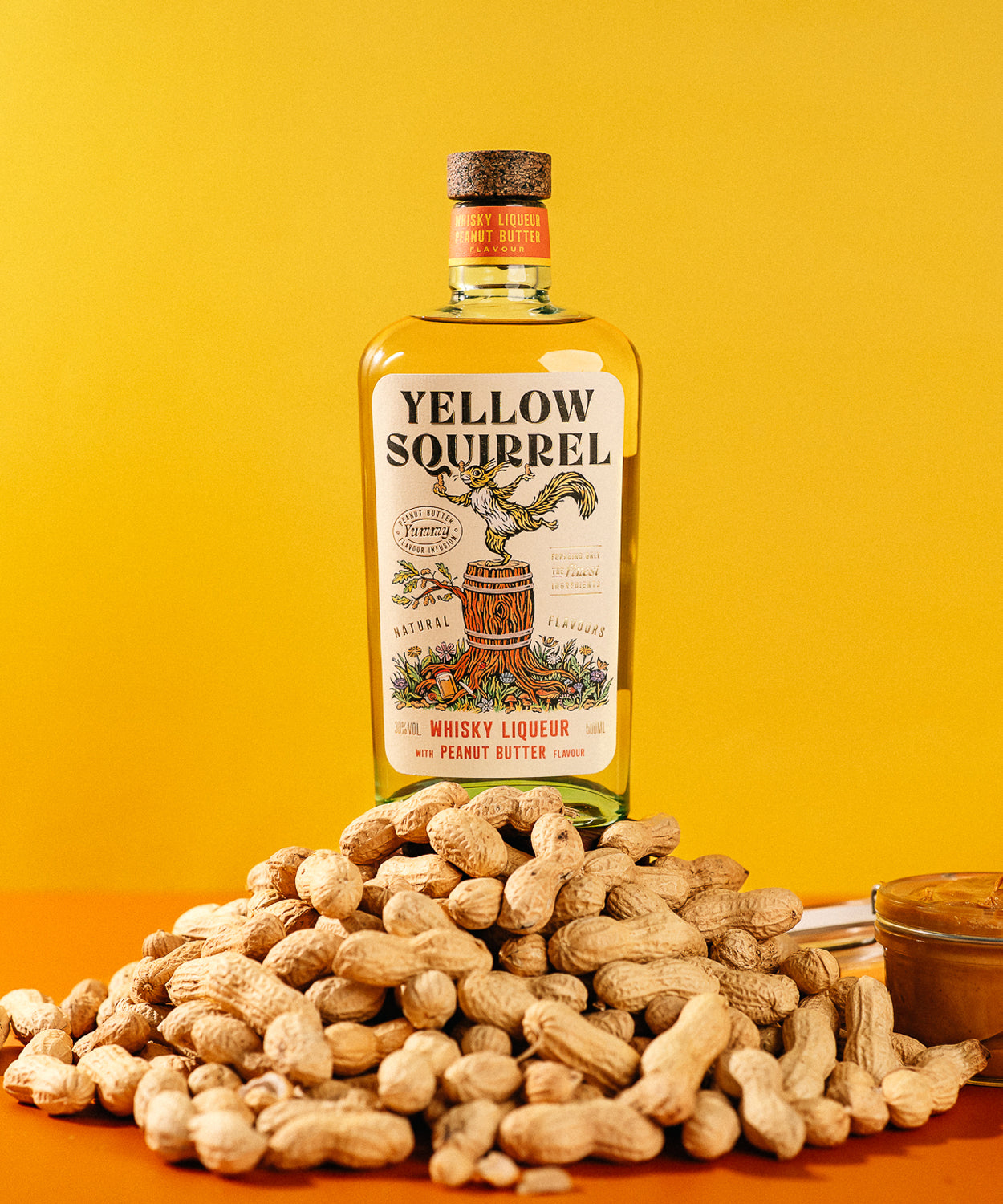 Yellow Squirrel Peanut Butter Whisky Likör
