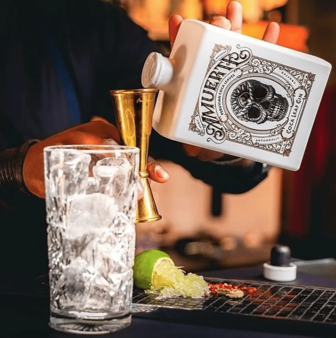 Amuerte Coca Leaf Gin White Edition inkl. Glas