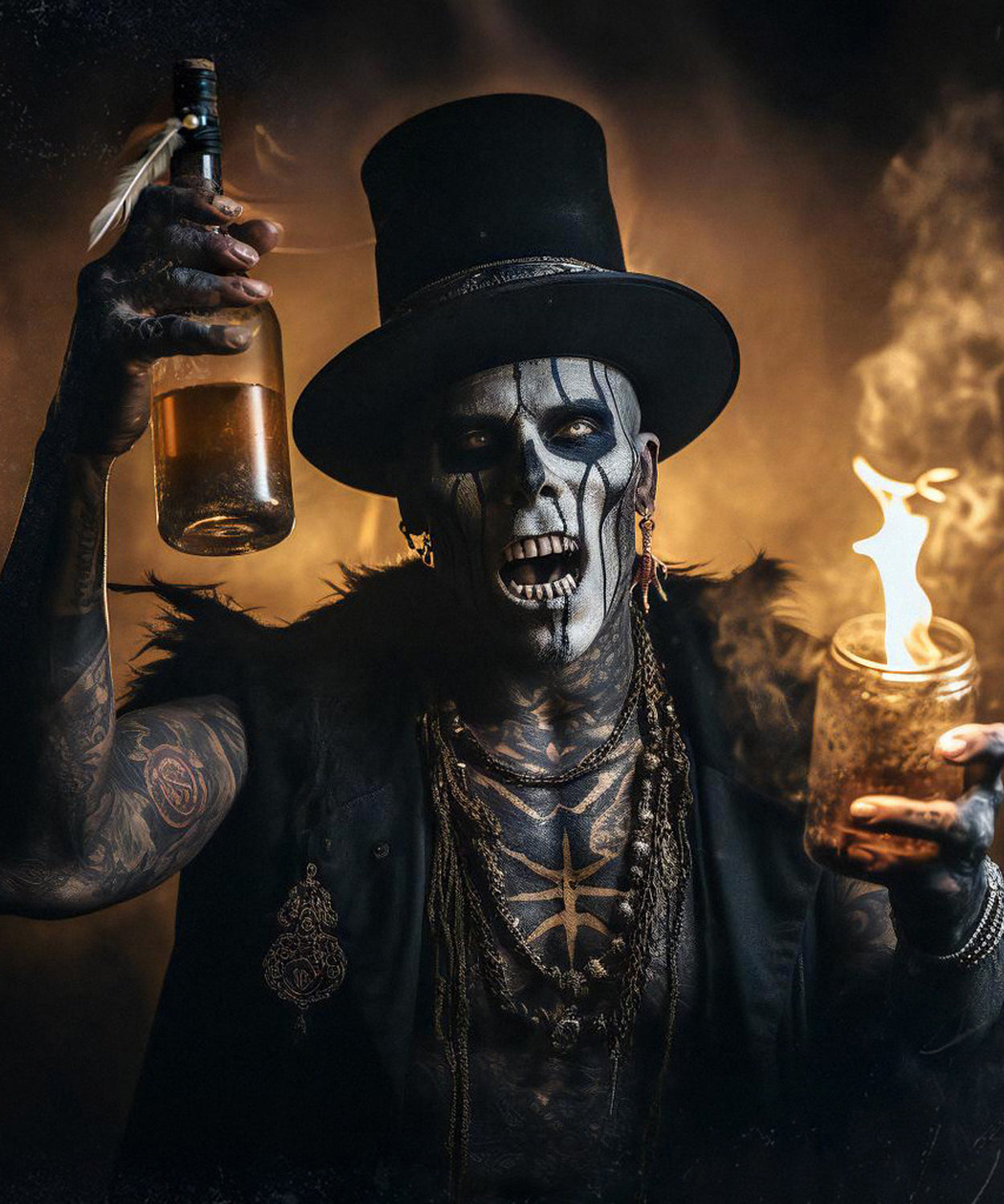 Voodoo Priest inklusive Glas
