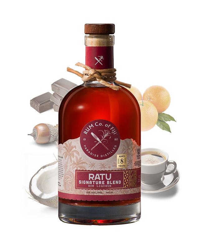 RATU Fijian Premium Rum Liqueur 8 Jahre