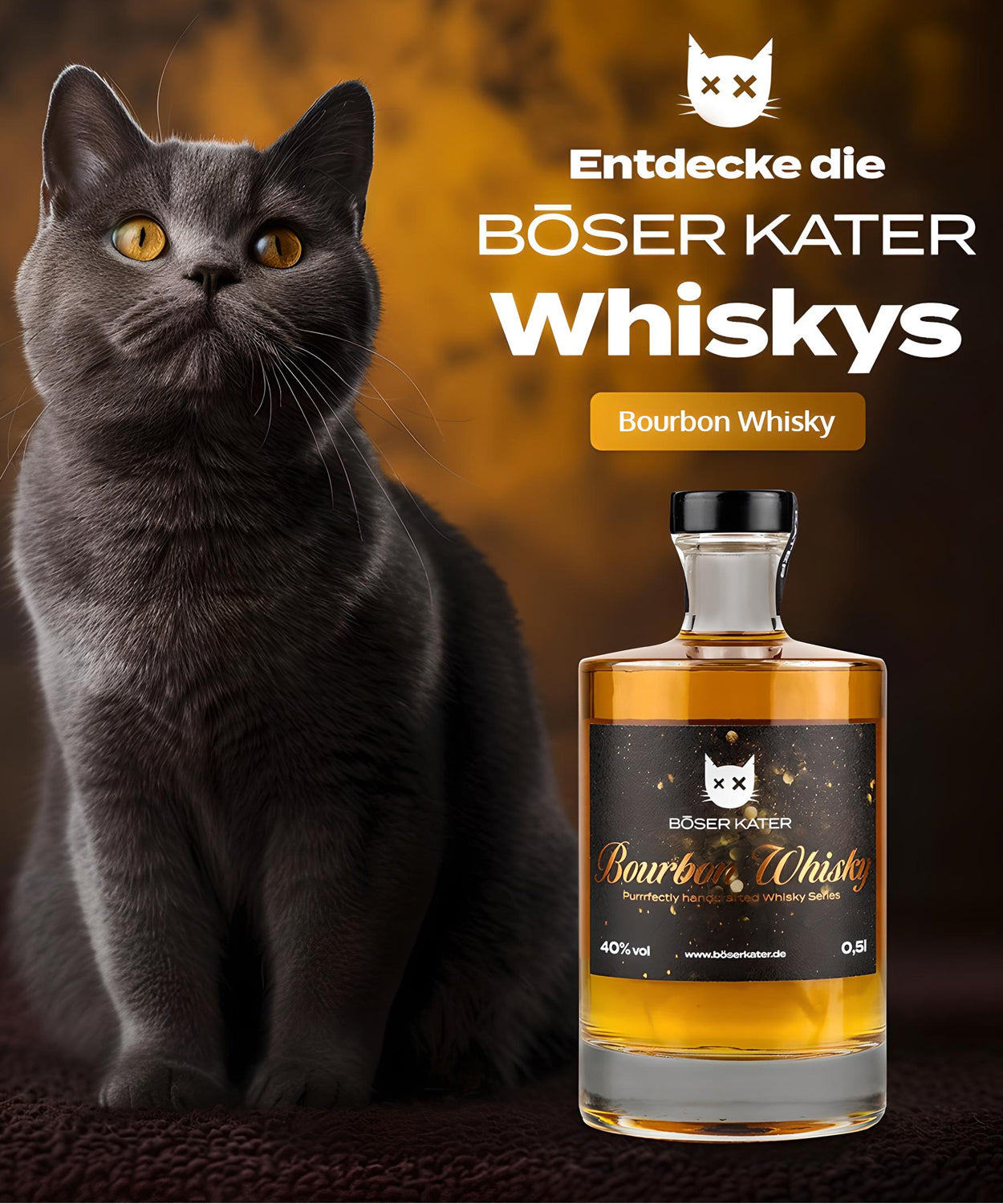 Böser Kater Bourbon Whisky