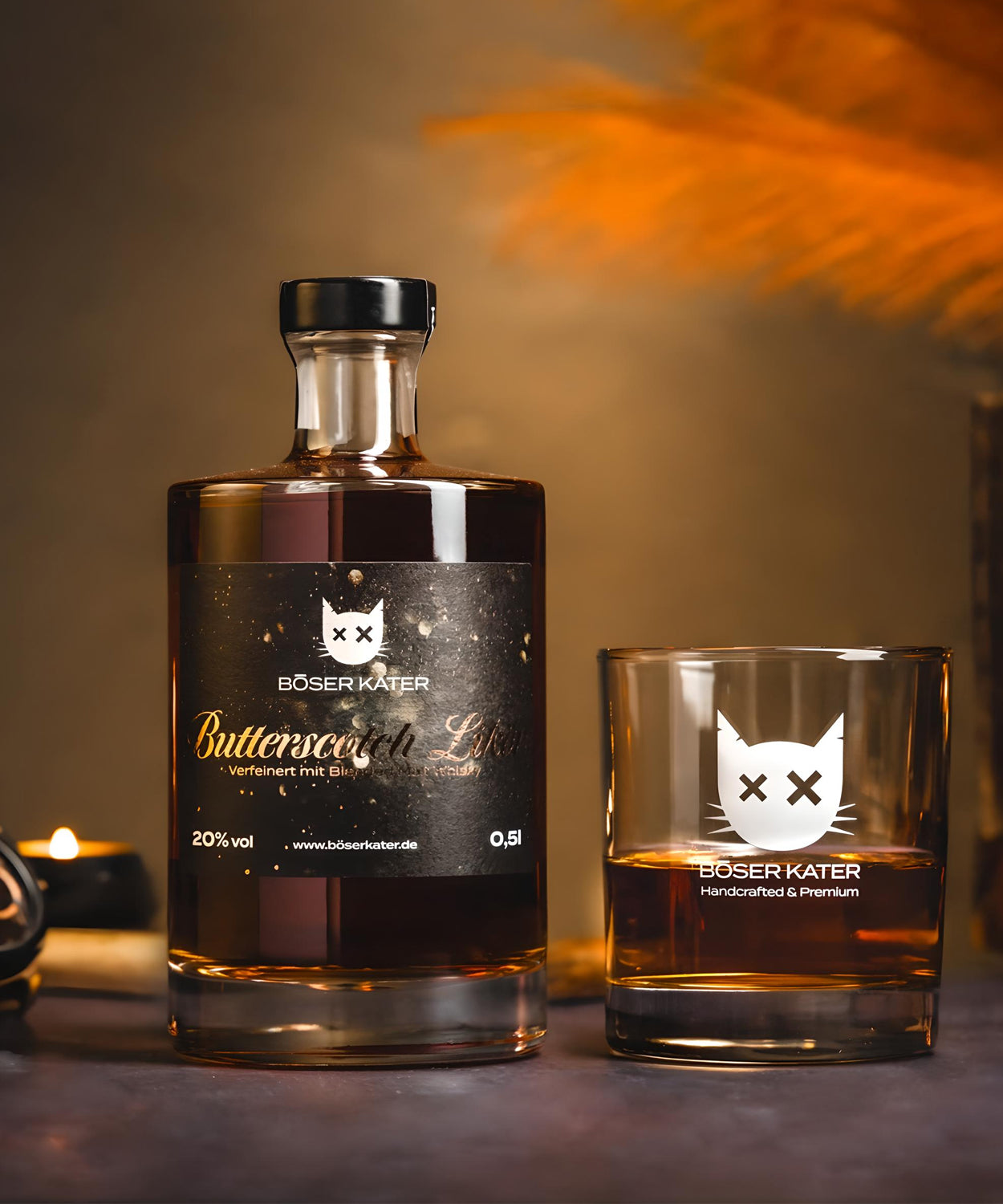 Böser Kater Butterscotch Likör mit Whisky