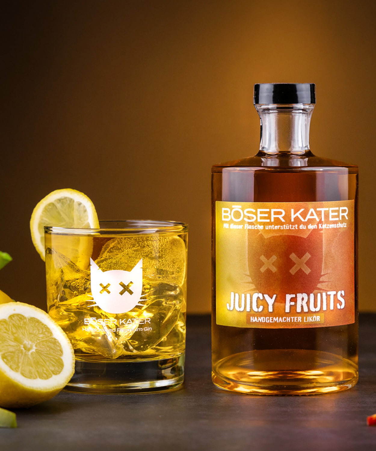 Böser Kater Juicy Fruits Likör