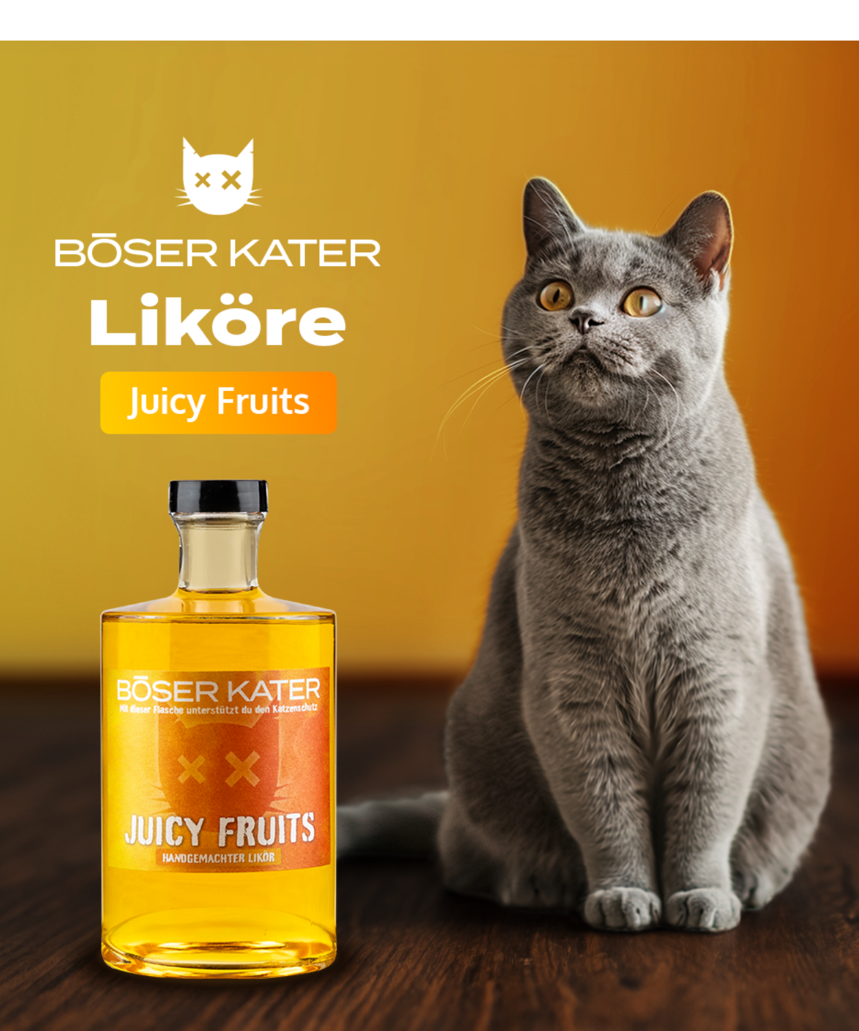 Böser Kater Juicy Fruits Likör