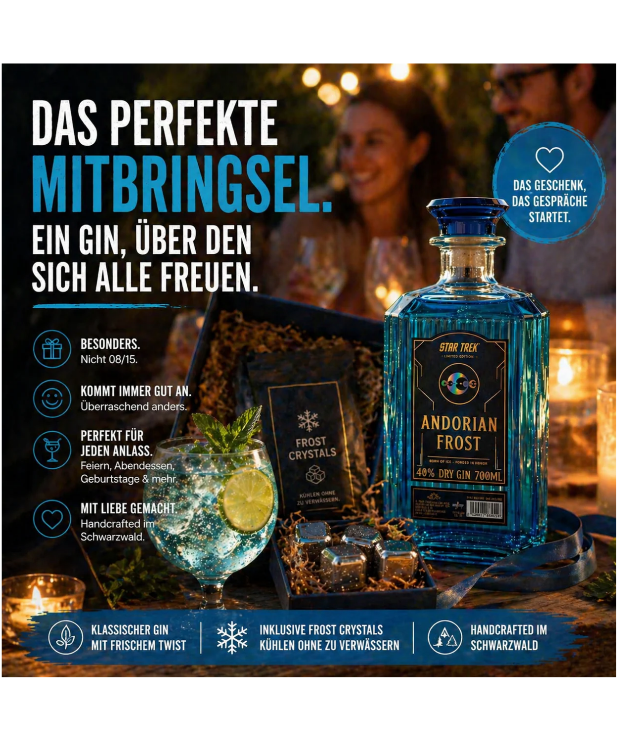 Star Trek Andorian Frost Gin