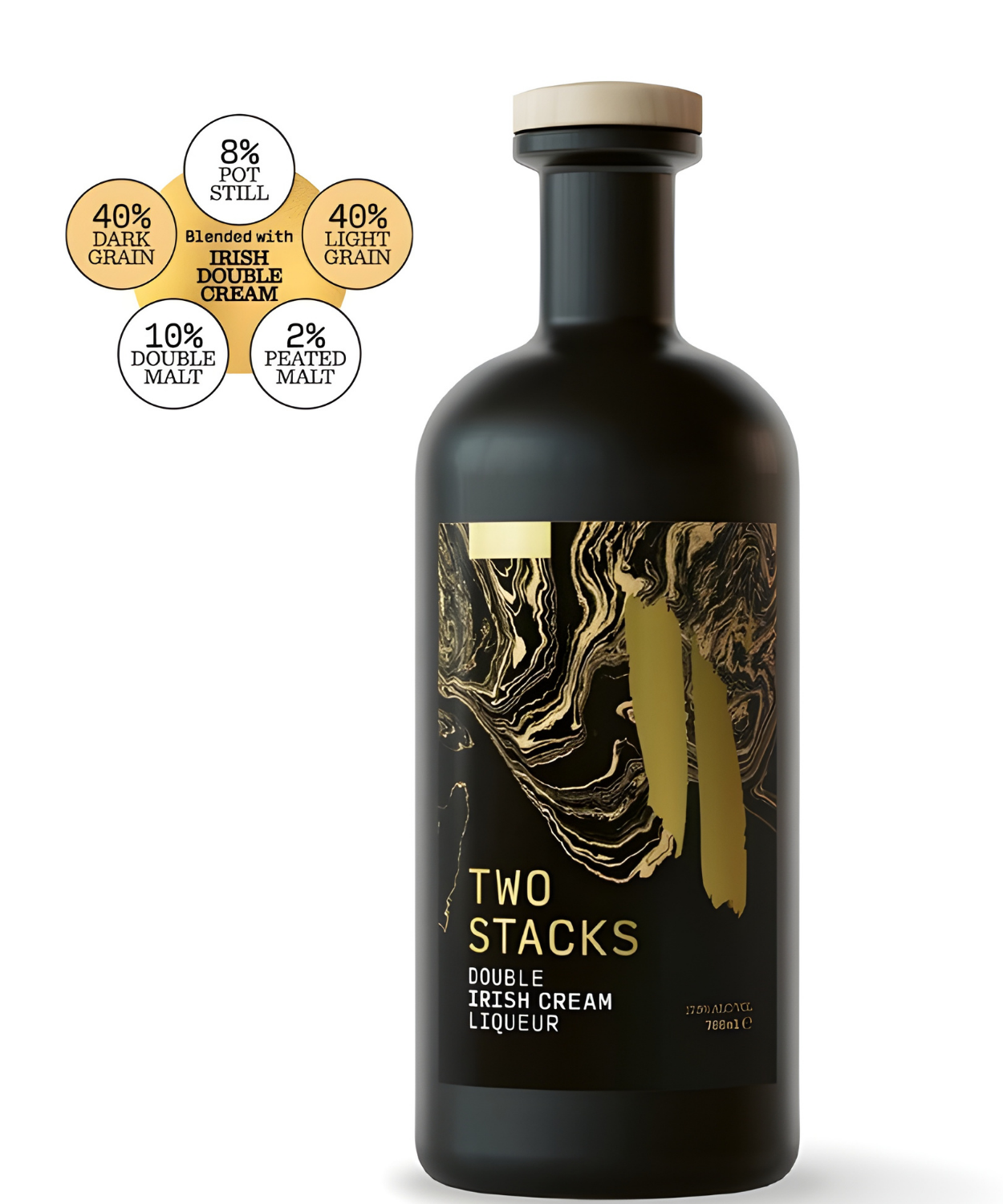 Two Stacks Double Irish Cream Liqueur