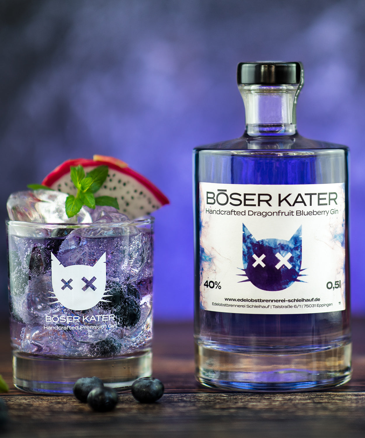 Böser Kater Dragonfruit Blueberry
