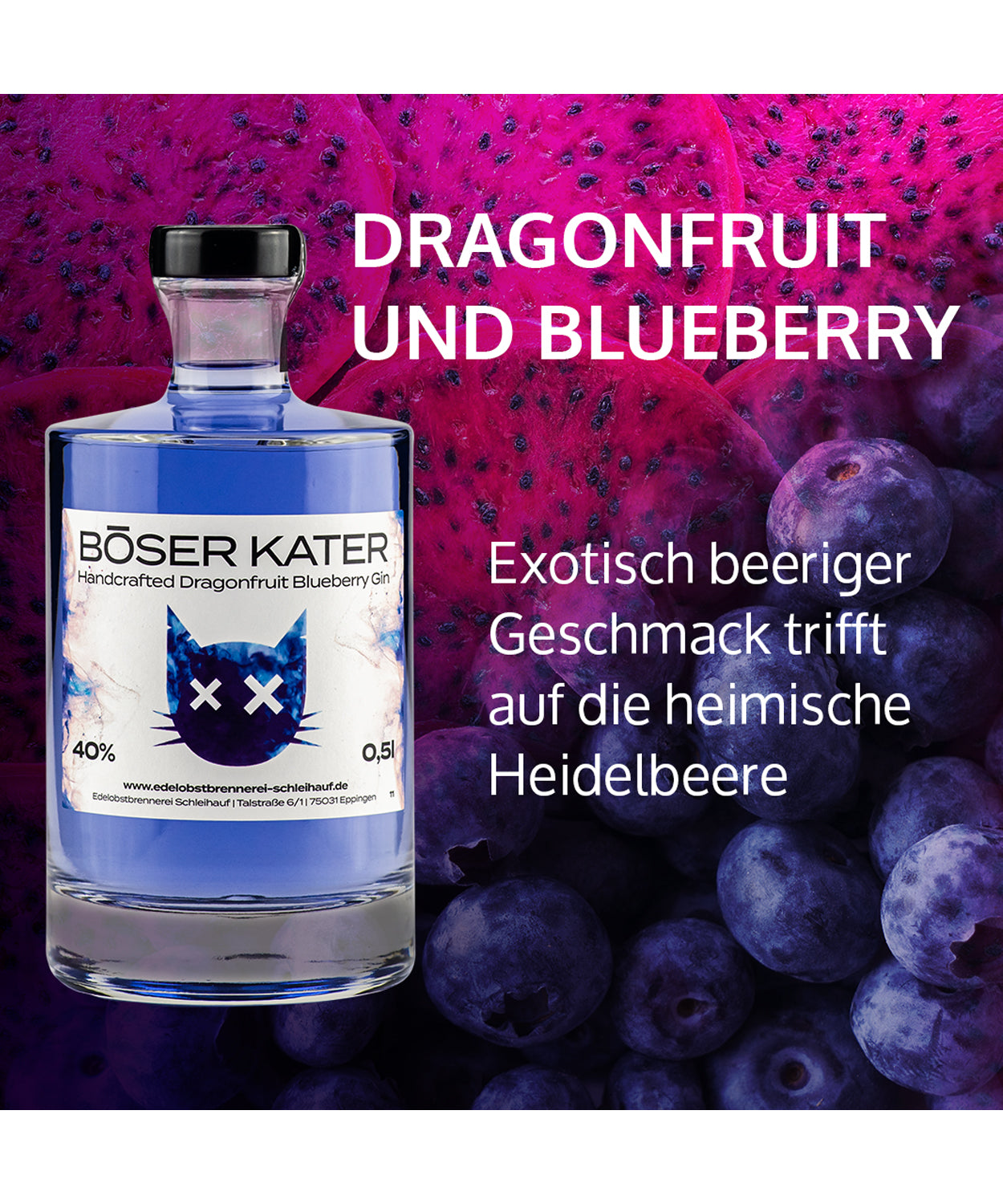 Böser Kater Dragonfruit Blueberry