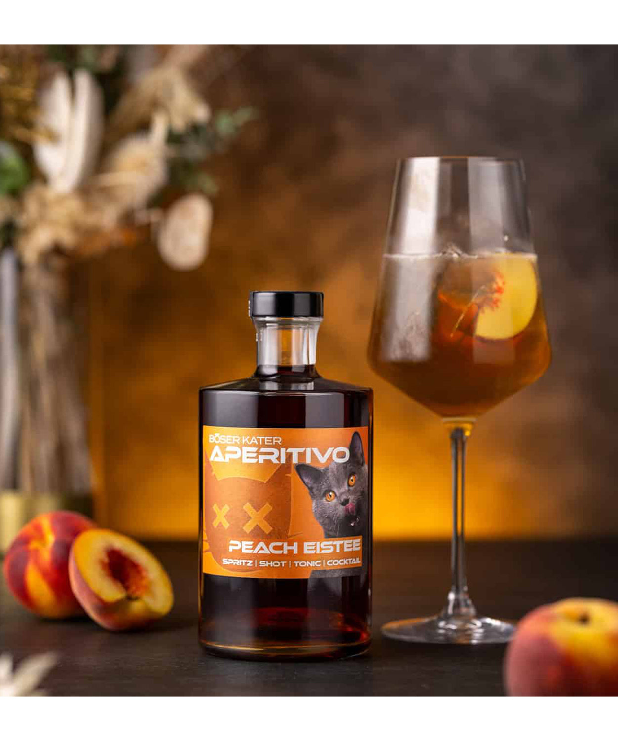 Böser Kater Pfirsich Eistee Aperitivo