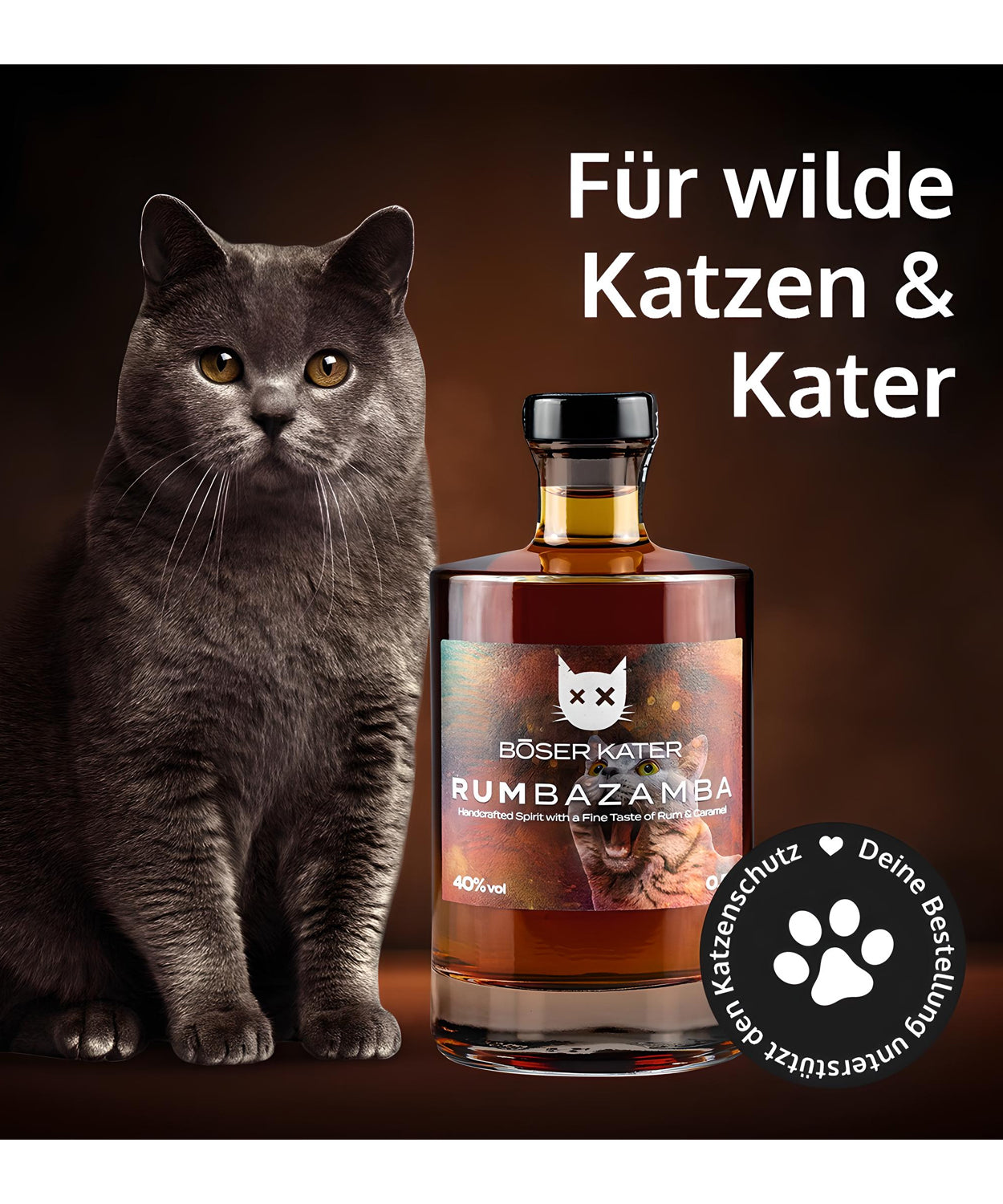 Böser Kater RUMbazamba Caramel Toffee Edition