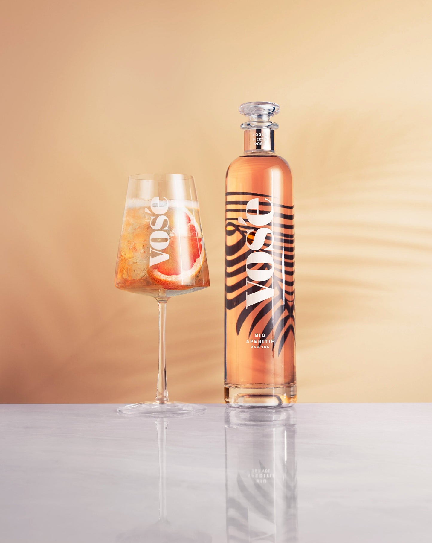 vosé mit Glas 3+1 inklusive 8x Windspiel Tonic