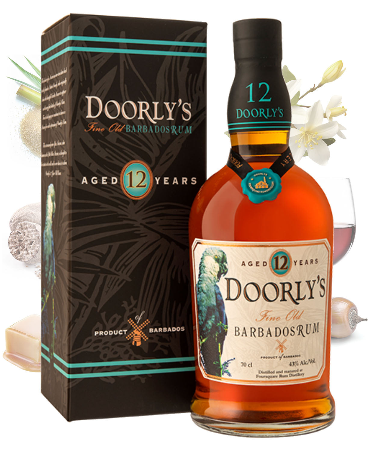 Doorly’s 12 YO Rum inkl. 50ml Mini