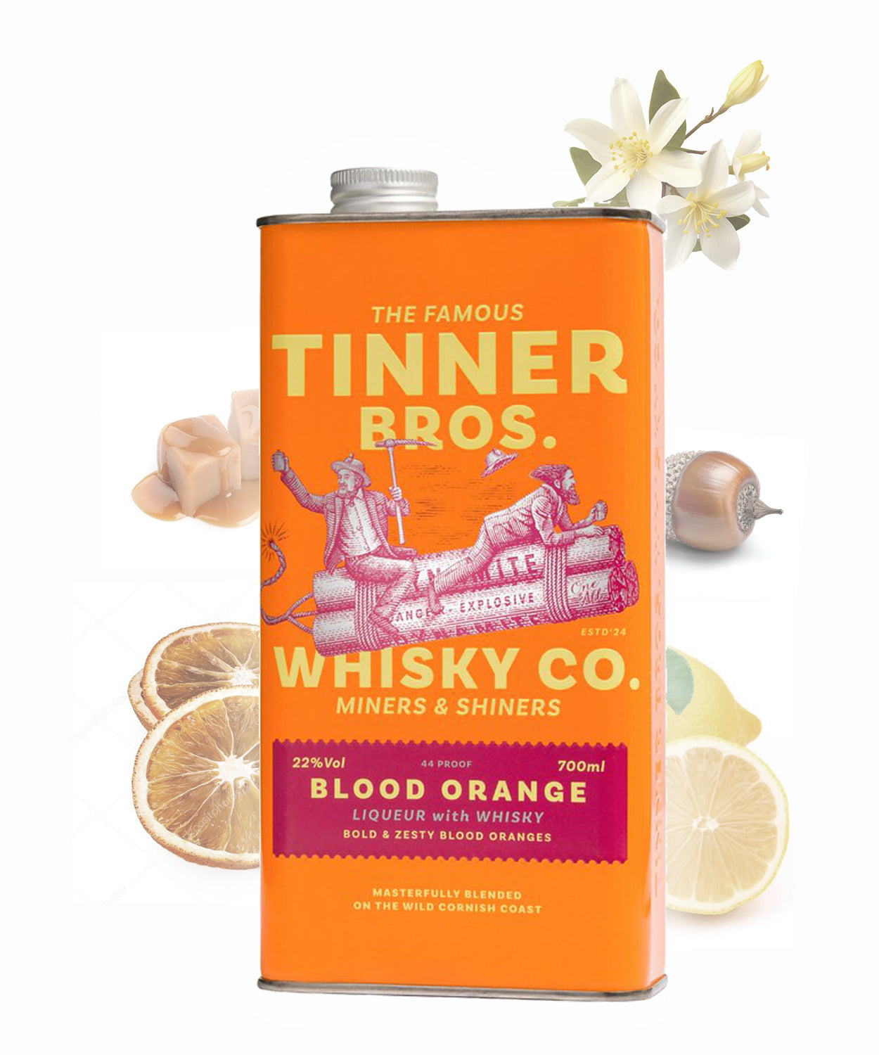 Tinner Bros Blood Orange Whisky Likör - 22% Vol - 0,7L – Tastillery ...