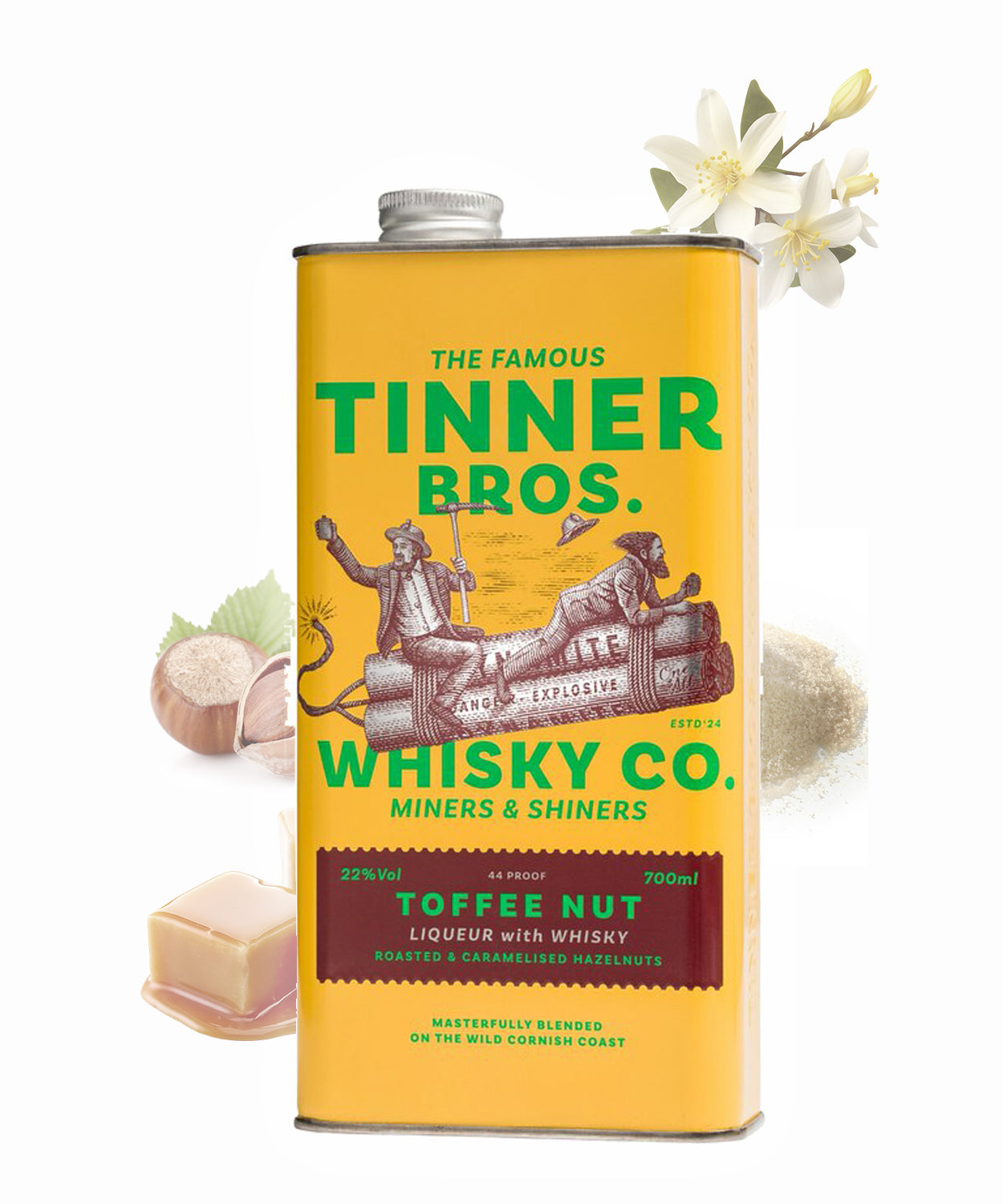Tinner Bros Toffee Nut Whisky Likör - 22% Vol - 0,7L – Tastillery ...