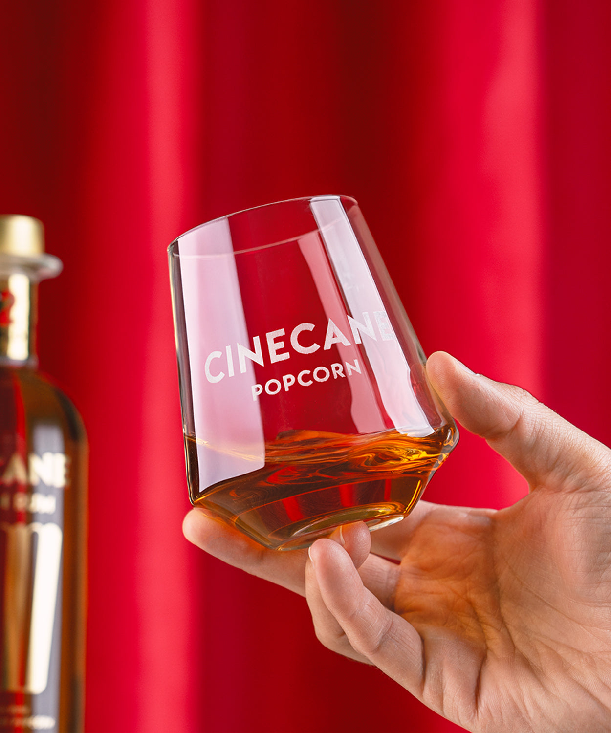 CINECANE Popcorn Rum Gold inkl. 4 Gläser