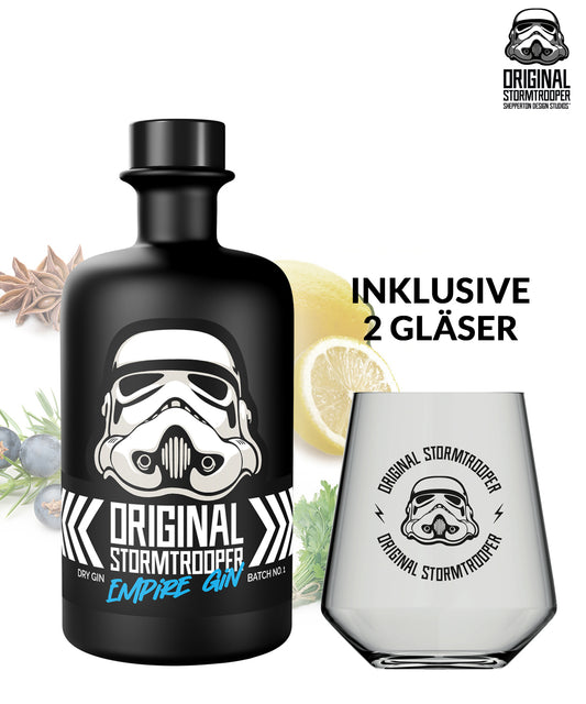 Original Stormtrooper Empire Dry Gin inklusive 2 Gläser