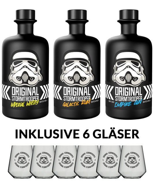 Original Stormtrooper Trilogie inklusive 6 Gläser