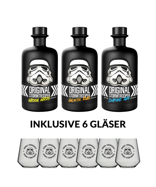 Original Stormtrooper Trilogie inklusive 6 Gläser