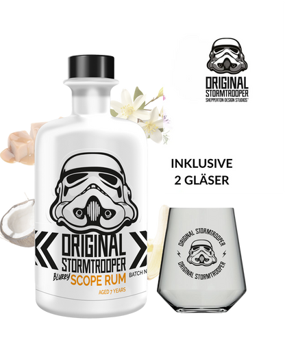 Original Stormtrooper Blurry Scope Rum inklusive 2 Gläser