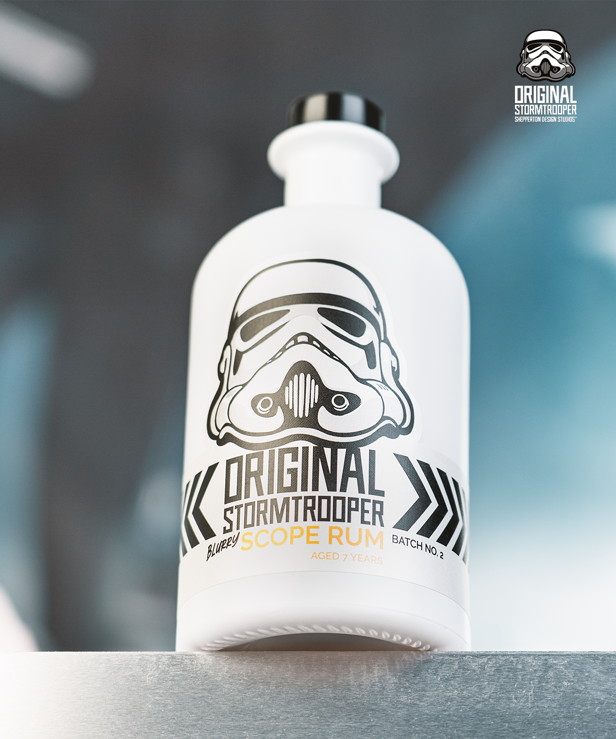 Original Stormtrooper Blurry Scope Rum inklusive 2 Gläser