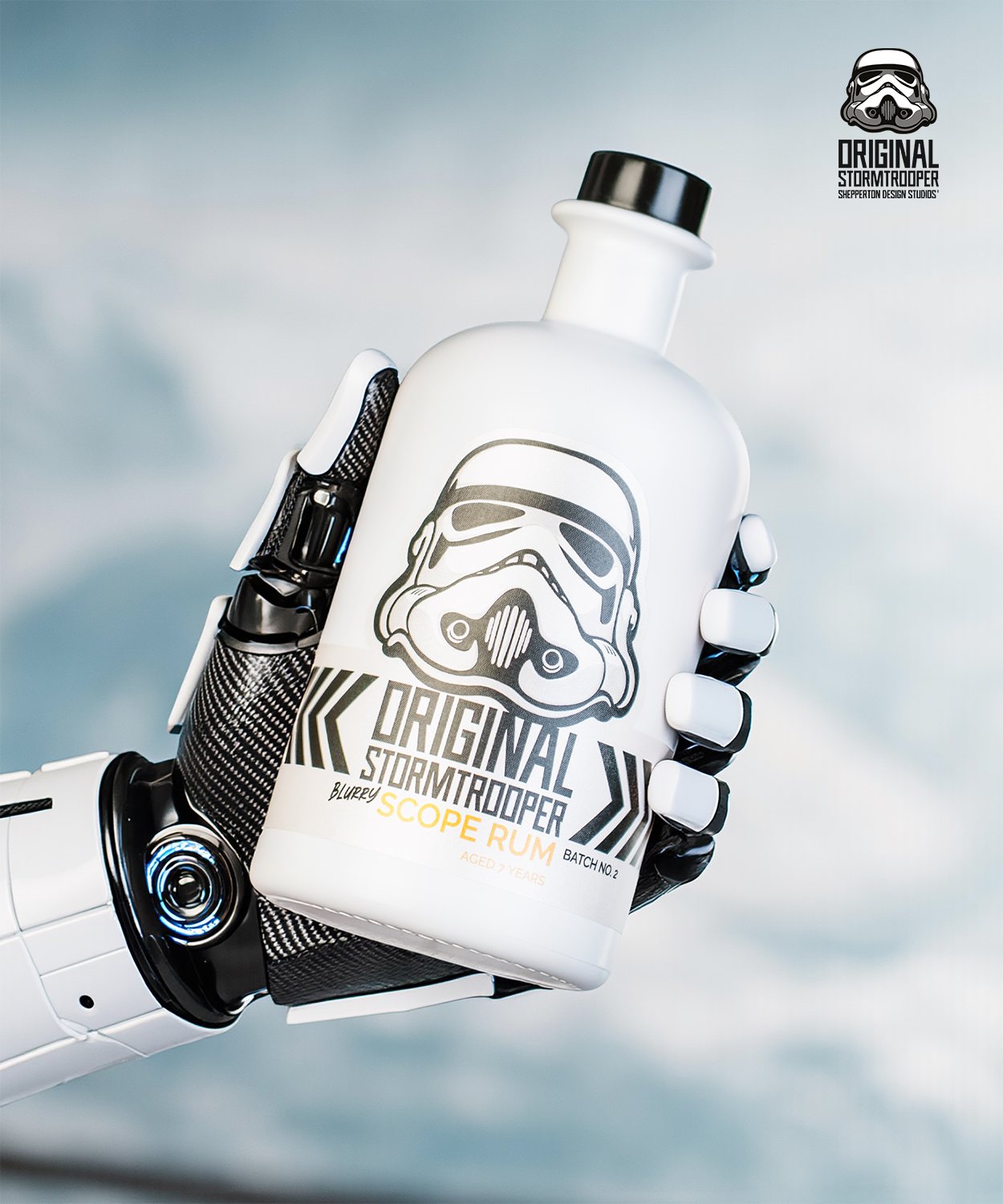 Original Stormtrooper Blurry Scope Rum inklusive 2 Gläser