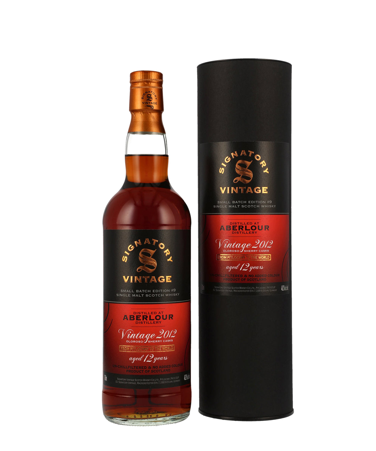 Aberlour 2012 - 12 y.o. - Signatory Small Batch #9