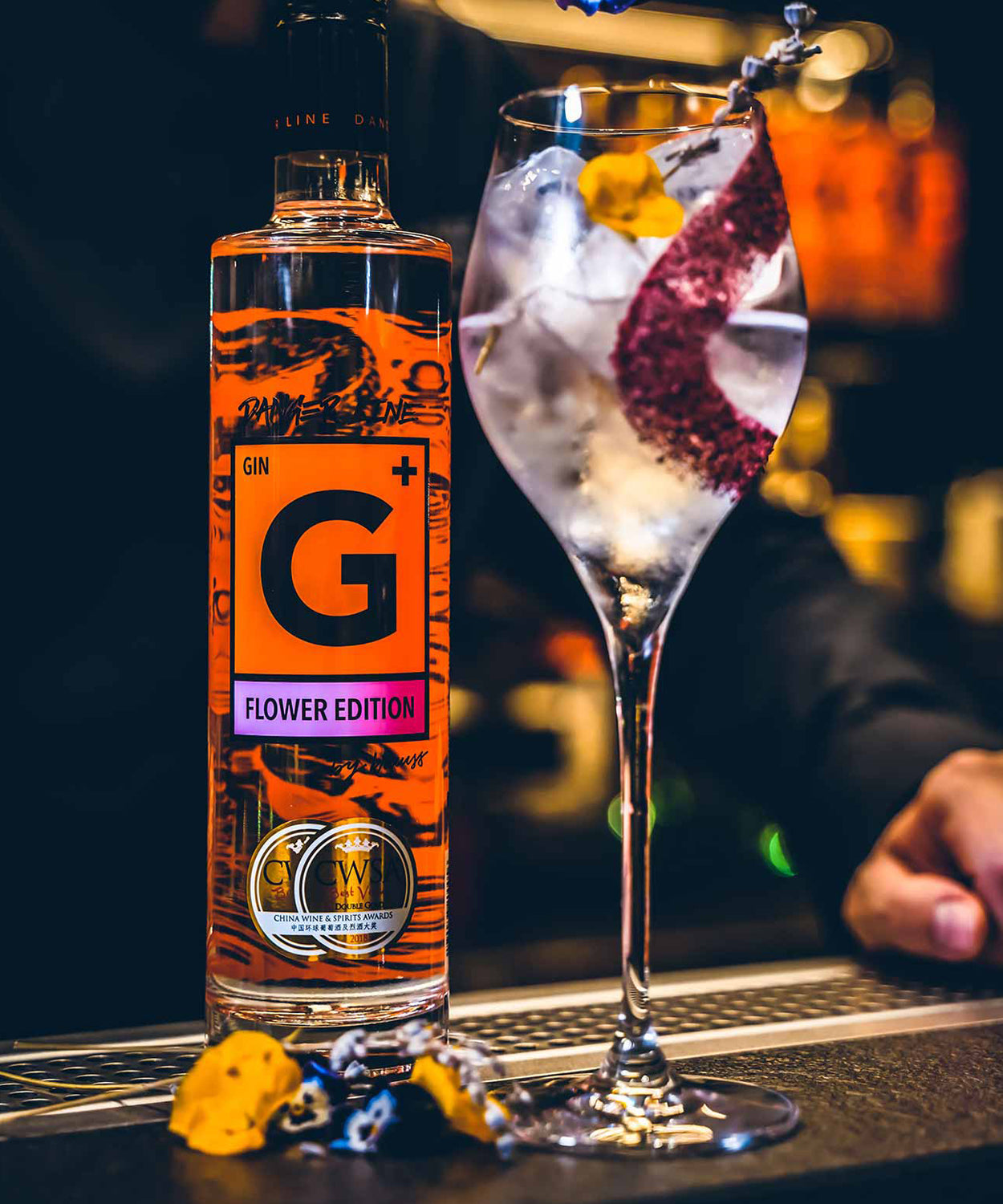 G+ DANGER LINE  Flower Edition London Dry Gin
