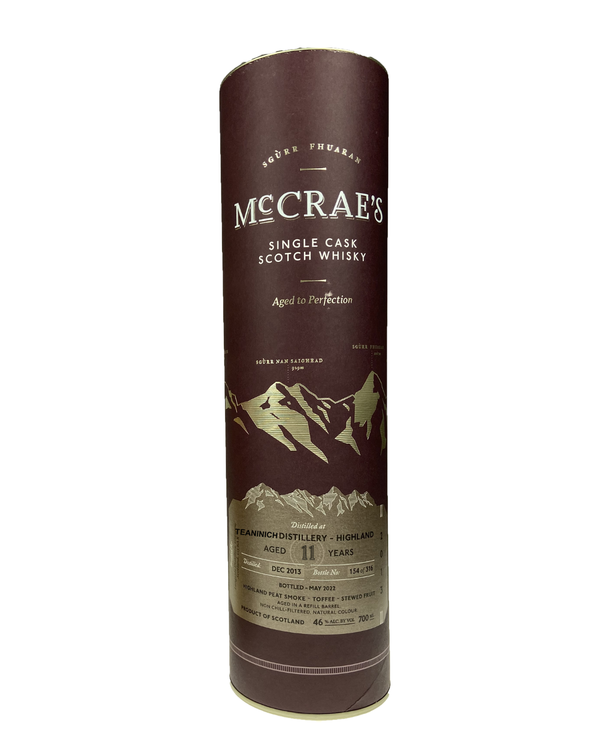 McCRAE´S Teaninich Single Malt Whisky 11 y.o.