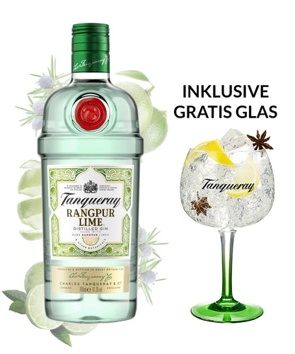 Tanqueray Rangpur Lime inkl. Gratis Glas