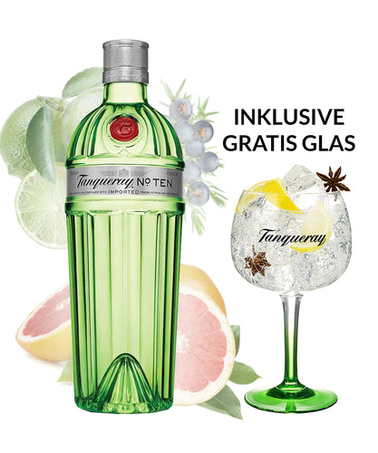 Tanqueray No. Ten inkl. Gratis Glas