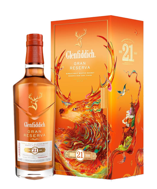 Glenfiddich 21 Rum Cask Finish Chinese New Year 2025