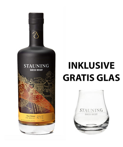 Stauning Malted Rye inkl. Gratis Glas