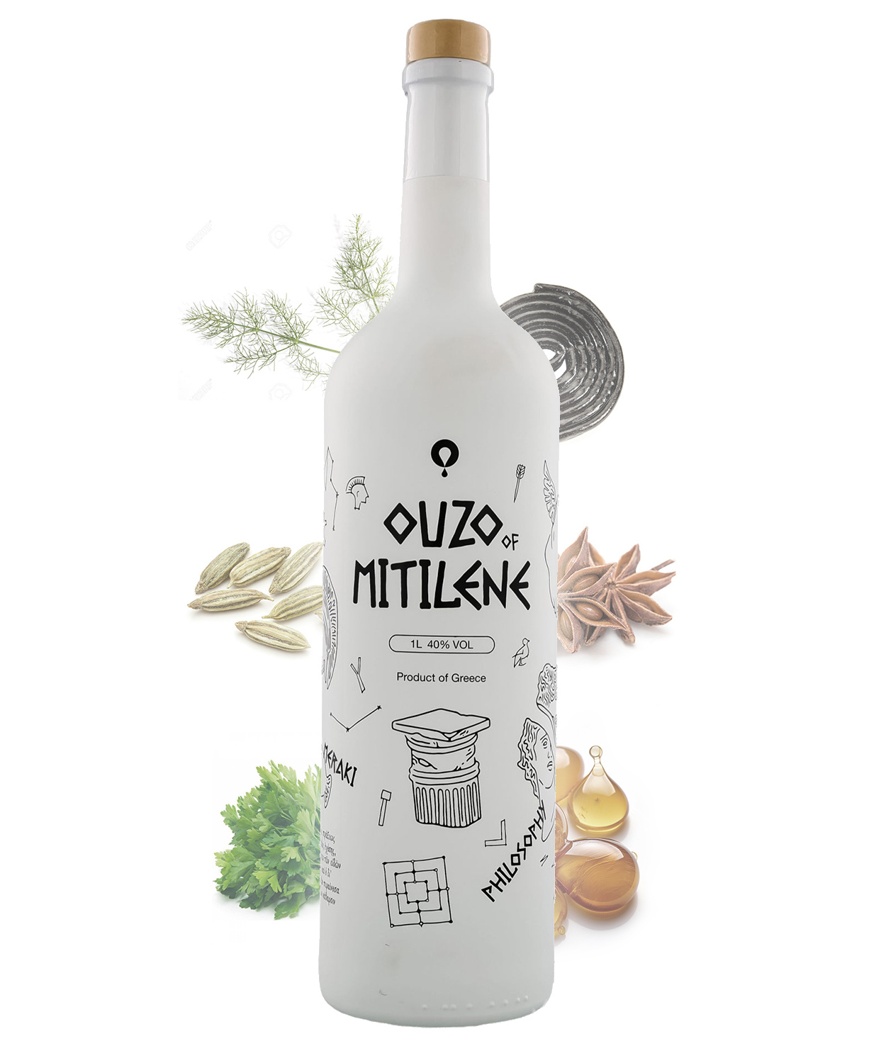 Mitilene Ouzo Piece of Greece