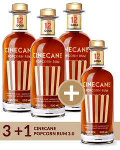 CINECANE Popcorn Rum 2.0 - 3+1 Bundle