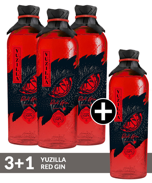 YUZILLA Red Gin 3+1 Bundle