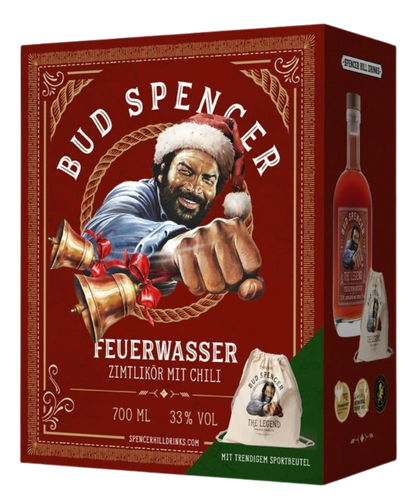 St. Kilian Bud Spencer Feuerwasser inkl. Beutel in der Geschenkverpackung