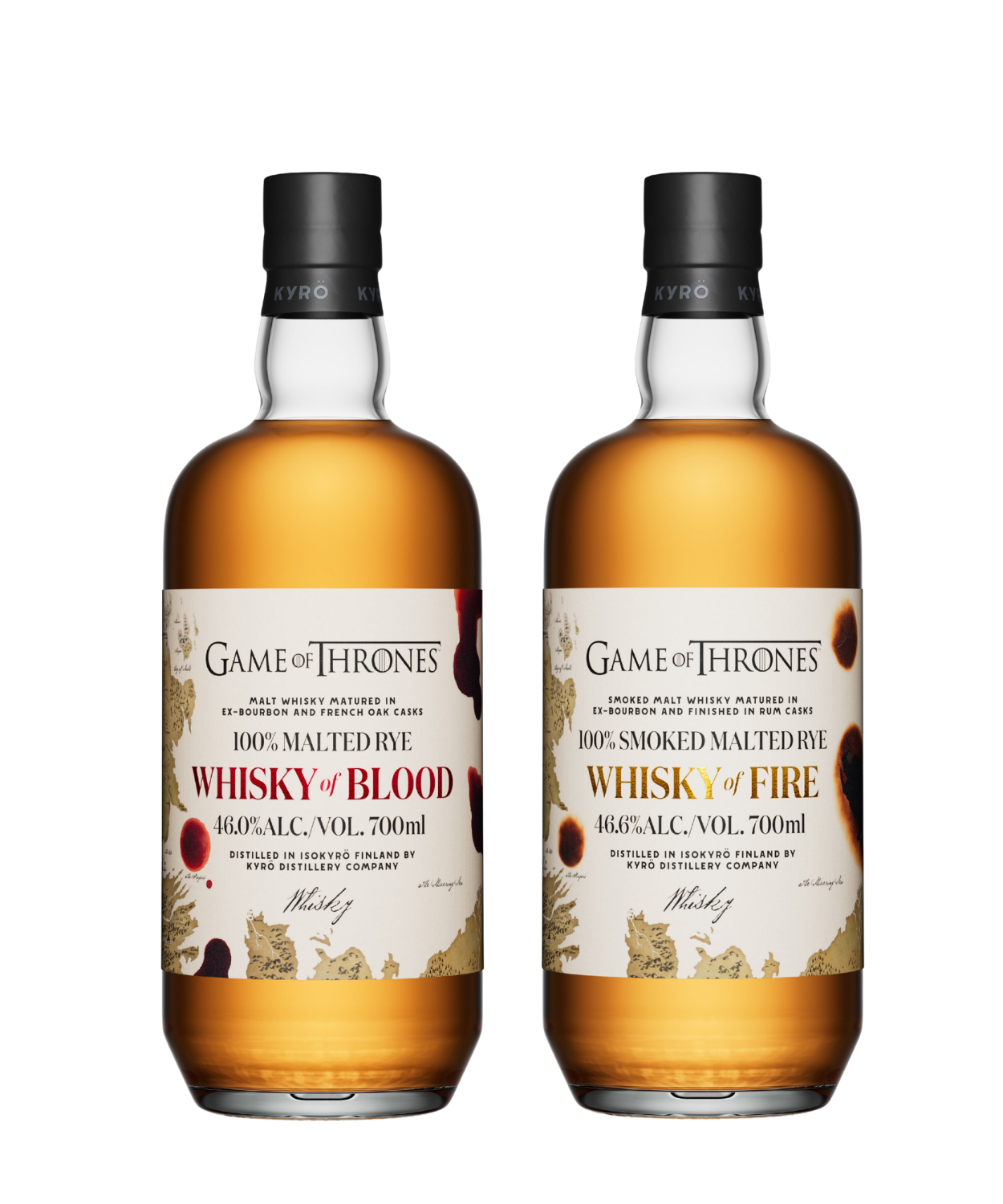 Kyrö Whisky of Fire & Blood Bundle - Game of Thrones