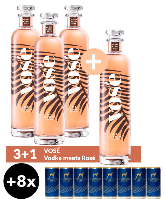 vosé 3+1 Set inklusive 8x Windspiel Tonic