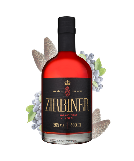 ZIRBINER – Der Zirbenlikör mit Zirbe