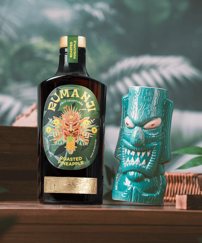 RUMANJI Roasted Pineapple & Passion Fruit Paket inklusive 2 Tiki Becher