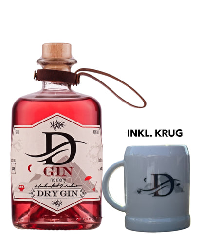 D‘ GIN RED Kirsch inklusive Krug