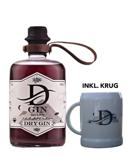 D' GIN Black & Berry inklusive Krug