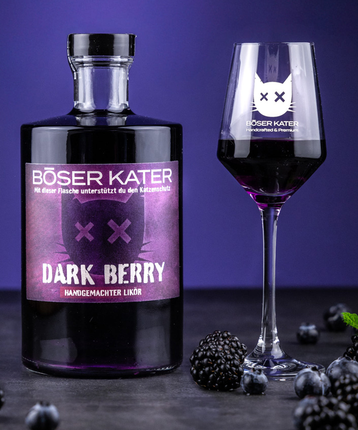Böser Kater Dark Berry Likör