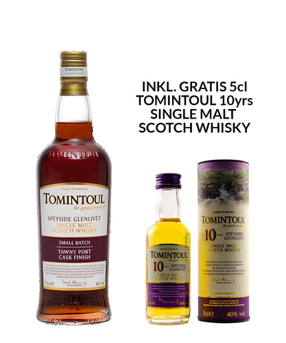 Tomintoul Tawny Port Cask inkl. 5cl Mini Scotch Whisky