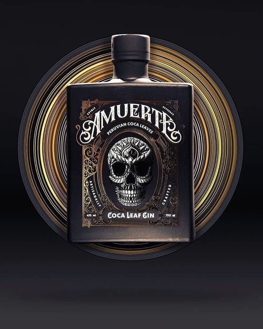 Amuerte Coca Leaf Gin Black Edition