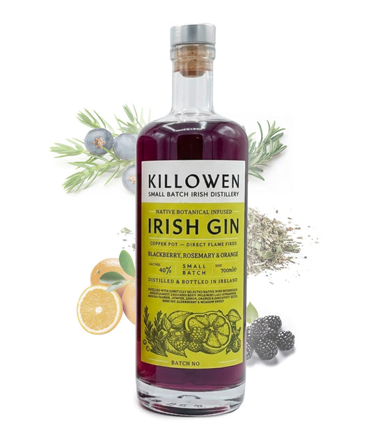 Killowen Blackberry Rosemary & Orange Small Batch Gin