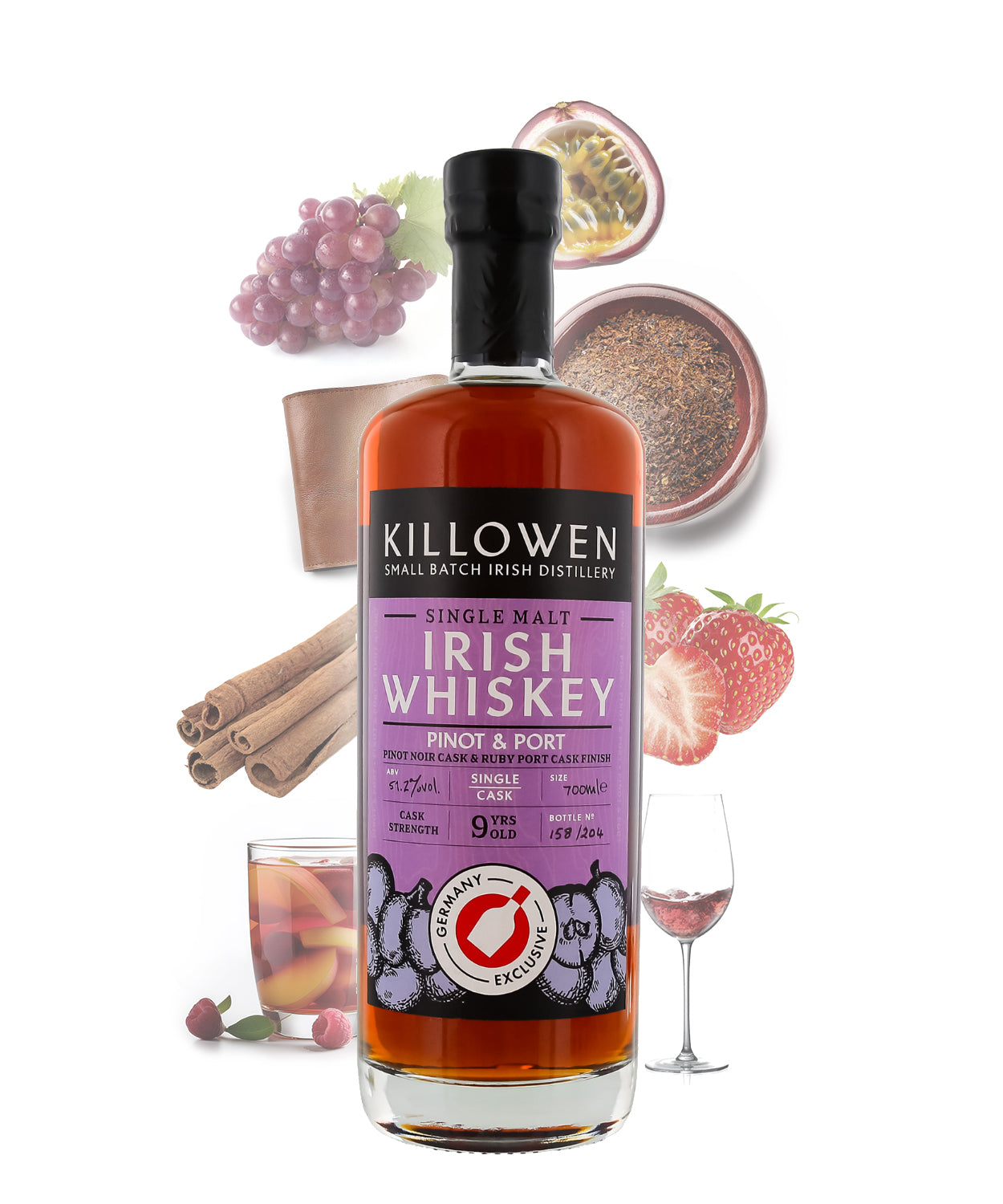 Killowen Pinot & Port Cask Finish 9YO