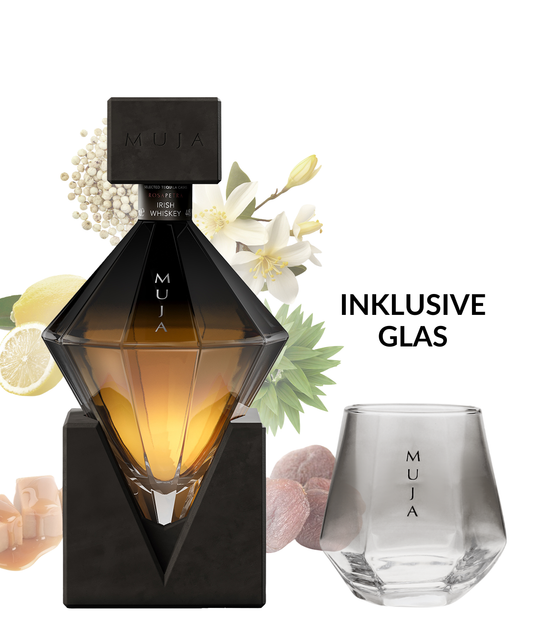Muja Rosapetra Blended Irish Whiskey inkl. Glas