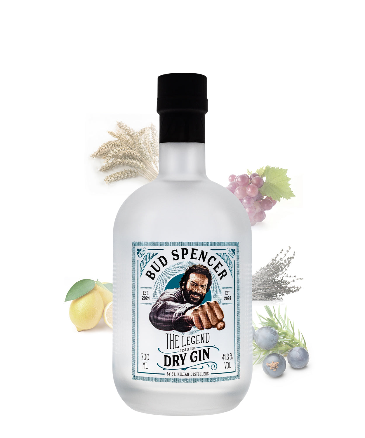 St. Kilian Bud Spencer - The Legend - Distilled Dry Gin inkl. Glas