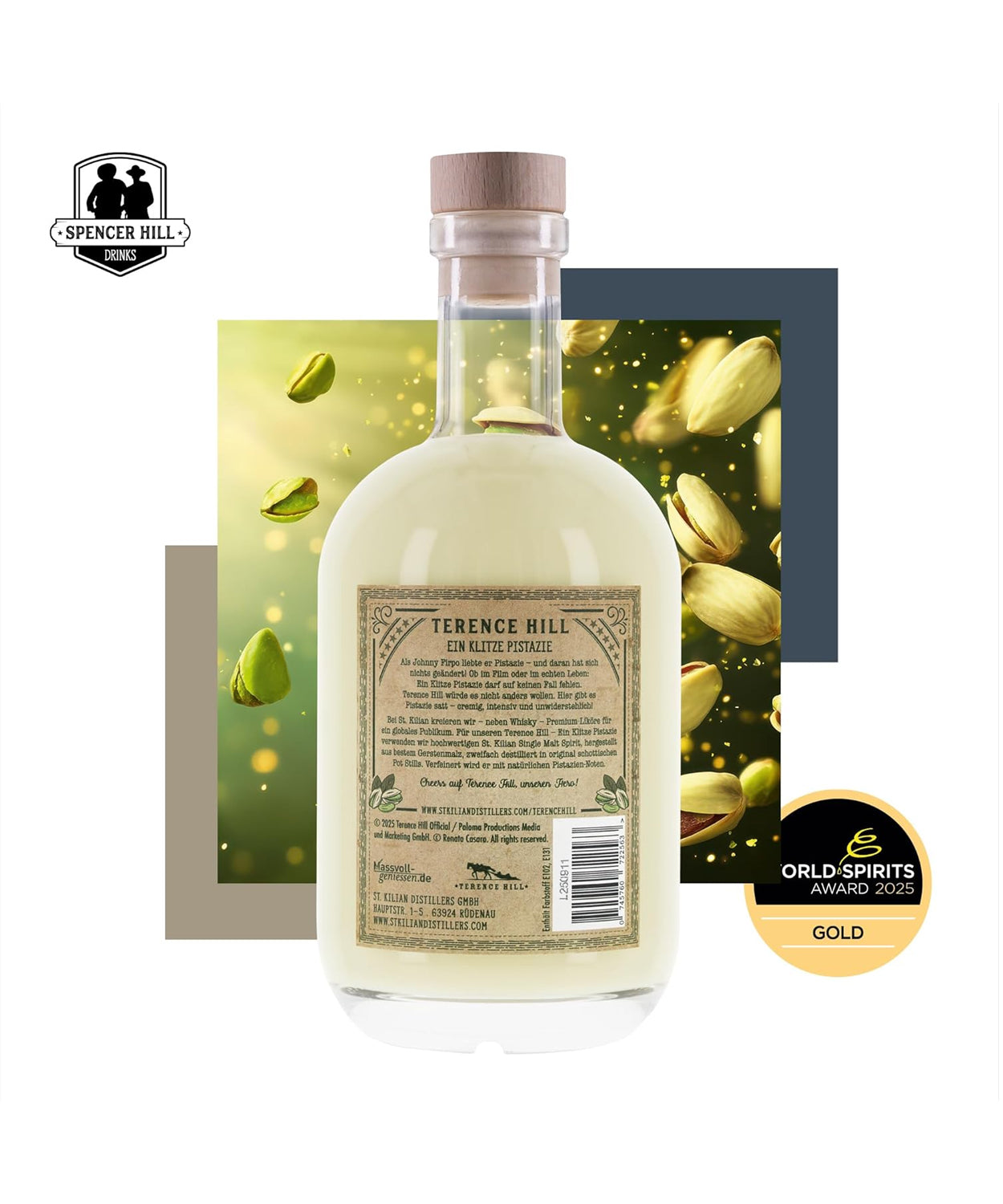 St. Kilian Terence Hill - Eine Klitze Pistazie inkl. Beutel in der Geschenkverpackung